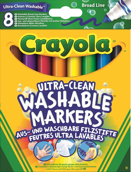 Crayons à peinture lavables Crayola no drip sans dégats
